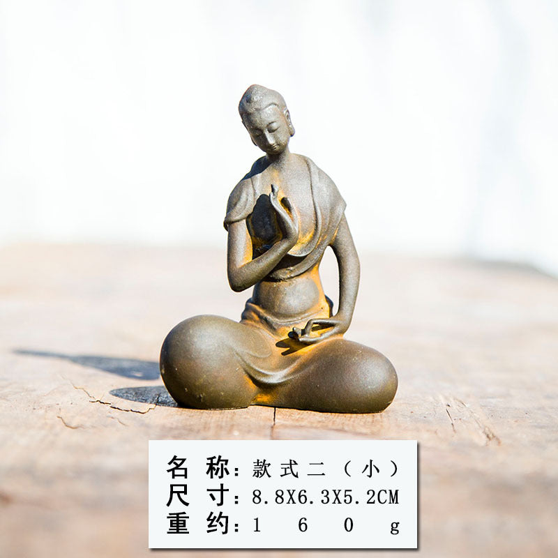 Chinese Northern Wei Buddha Shakyamuni Desktop Home Decor Ornament with Zen Inspiring Design