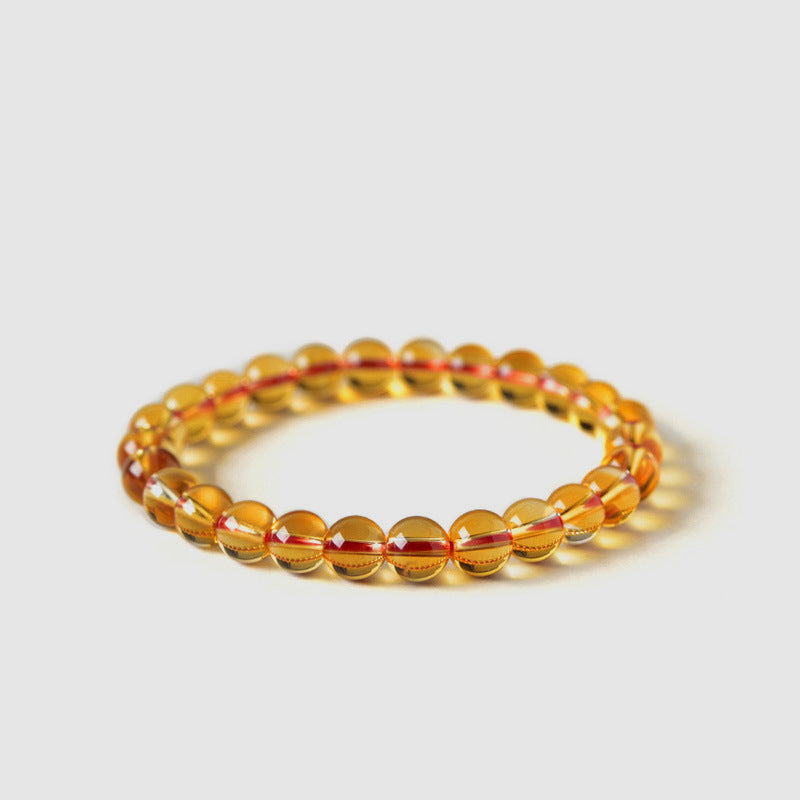 Natural Yellow Cat's Eye Stone Bracelet