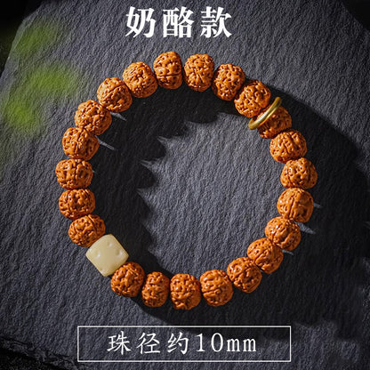 King of Trees Burst Meat Six-Petal Vajra Bodhi Bead Bracelet