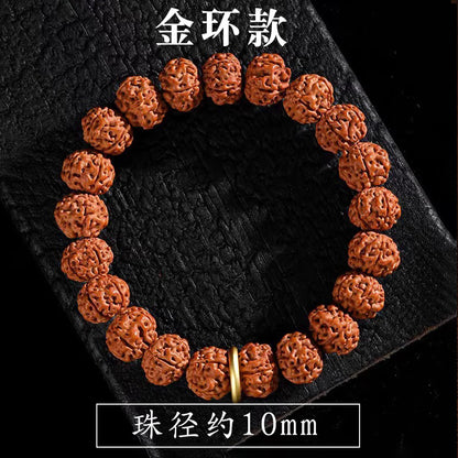 King of Trees Burst Meat Six-Petal Vajra Bodhi Bead Bracelet