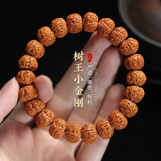 King of Trees Burst Meat Six-Petal Vajra Bodhi Bead Bracelet