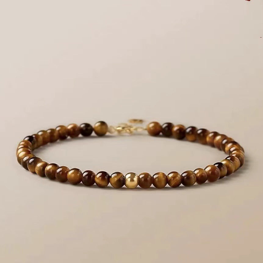 Natural Yellow Tiger's Eye Bracelet