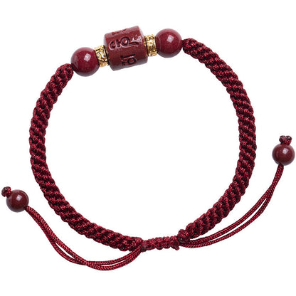 Six-Word Mantra Red Cord Bracelet