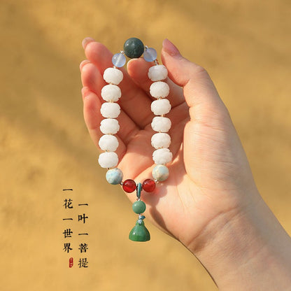 The Hangzhou Fazhi Lotus White Bodhi Bracelet: A Serene Lotus Realm of Peace and Protection