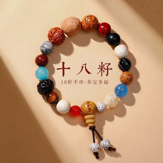 Hangzhou Lingyin · Eighteen-Seed Treasure Bodhi Bracelet – Carrying Oriental Spirit, Enlightening a Life of Blessings and Wisdom