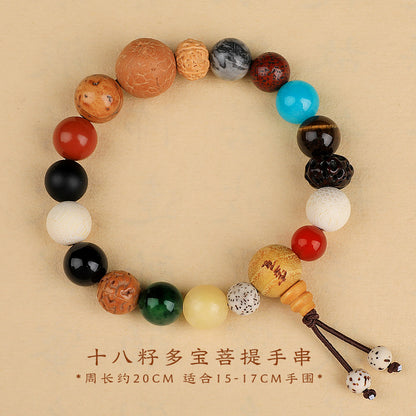 Hangzhou Lingyin · Eighteen-Seed Treasure Bodhi Bracelet – Carrying Oriental Spirit, Enlightening a Life of Blessings and Wisdom