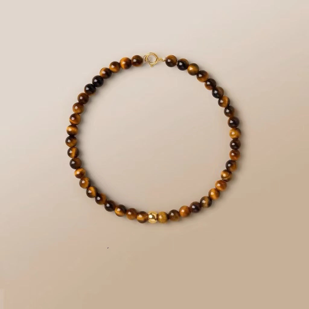 Natural Yellow Tiger's Eye Bracelet