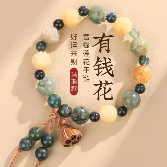 An Oriental Charm for Wealth and Good Fortune: the Hangzhou Bodhi Prosperity Green Sandalwood Bracelet