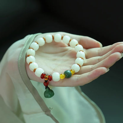 The Hangzhou Fazhi Lotus White Bodhi Bracelet: A Serene Lotus Realm of Peace and Protection