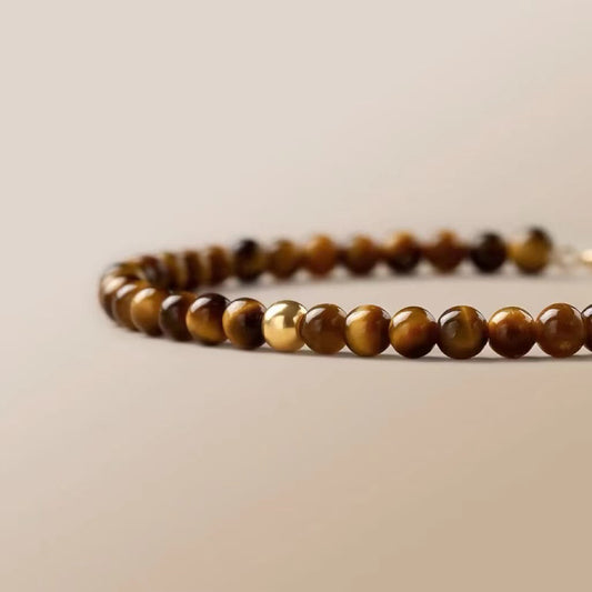 Natural Yellow Tiger's Eye Bracelet