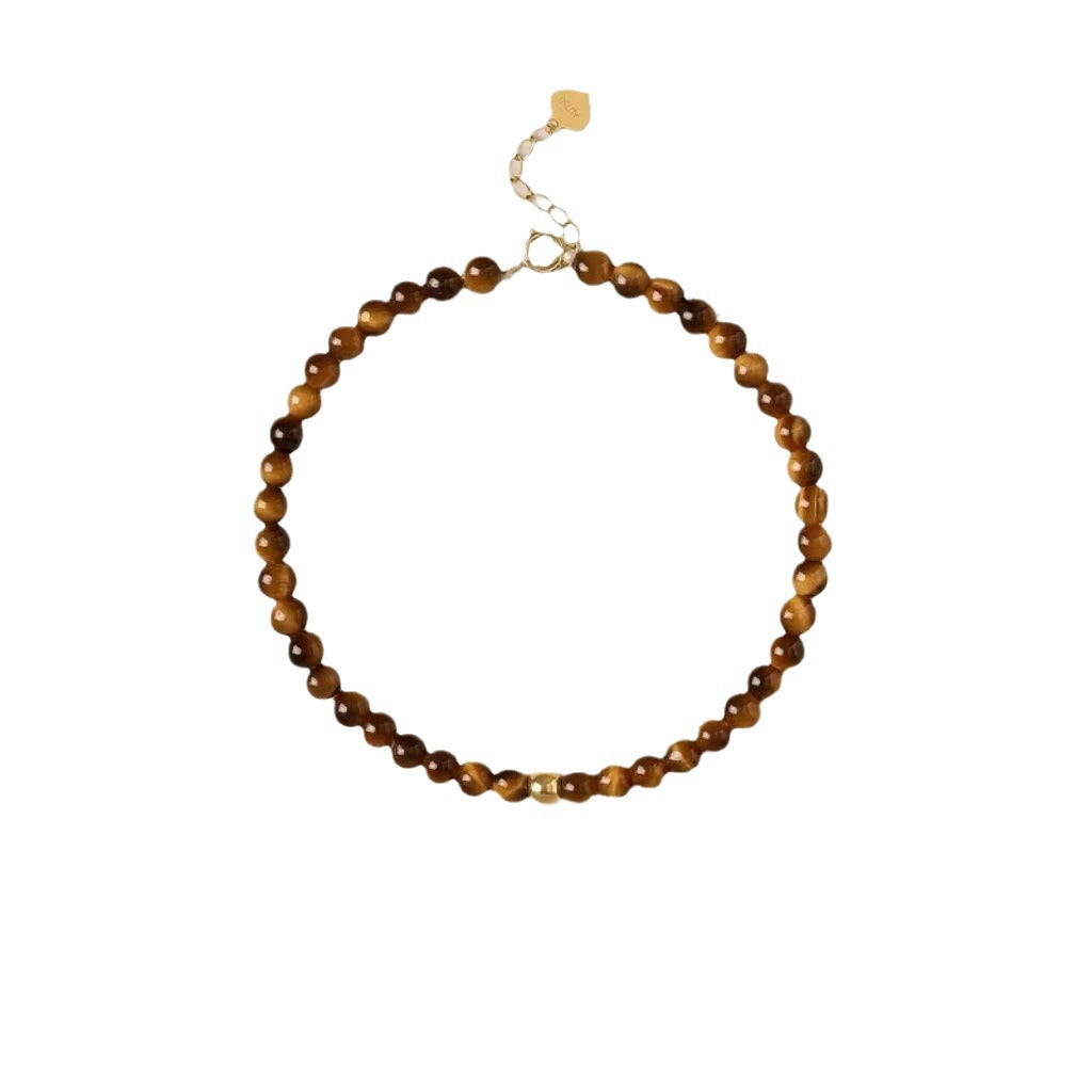 Natural Yellow Tiger's Eye Bracelet