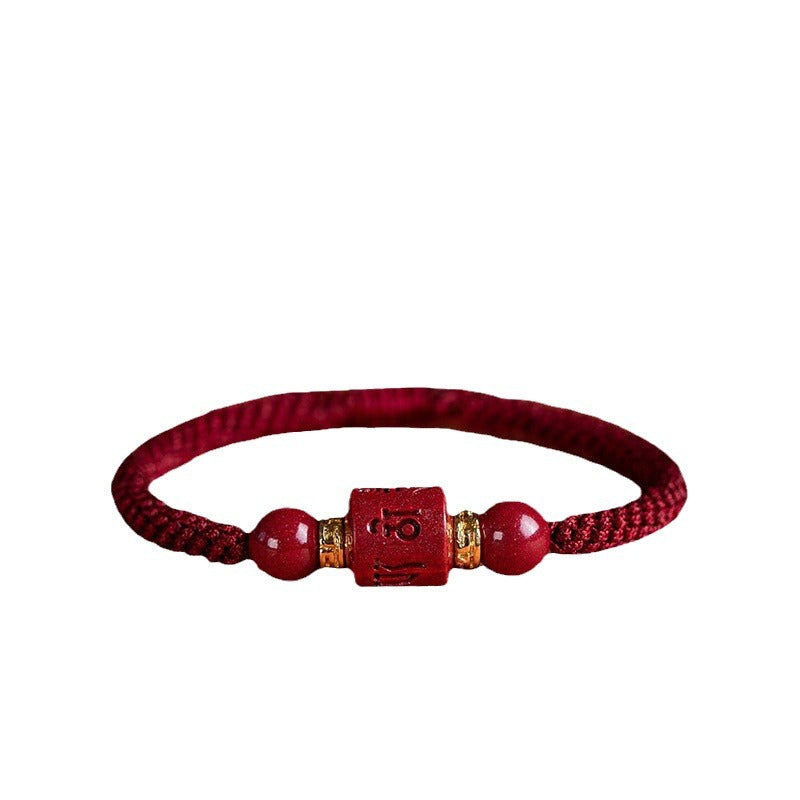 Six-Word Mantra Red Cord Bracelet