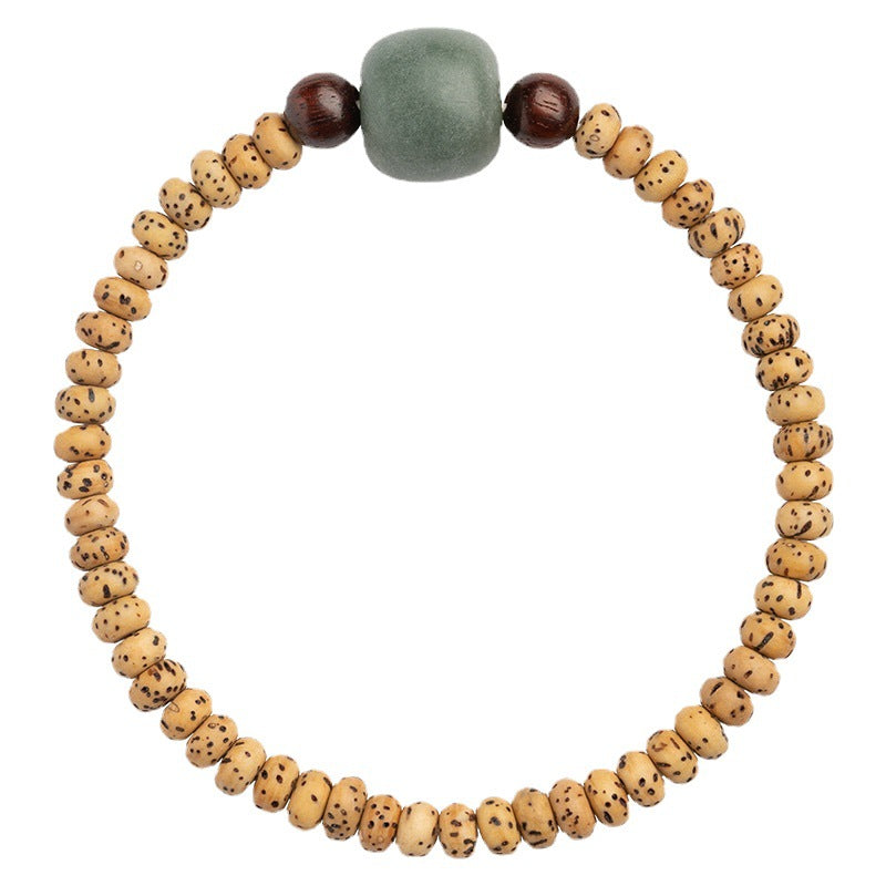 Natural Star Moon Bodhi Bead Bracelet