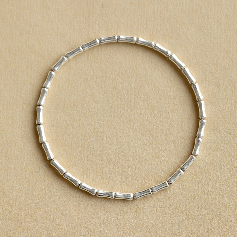 Shàng'àn 925 Sterling Silver Bamboo Joint Bracelet