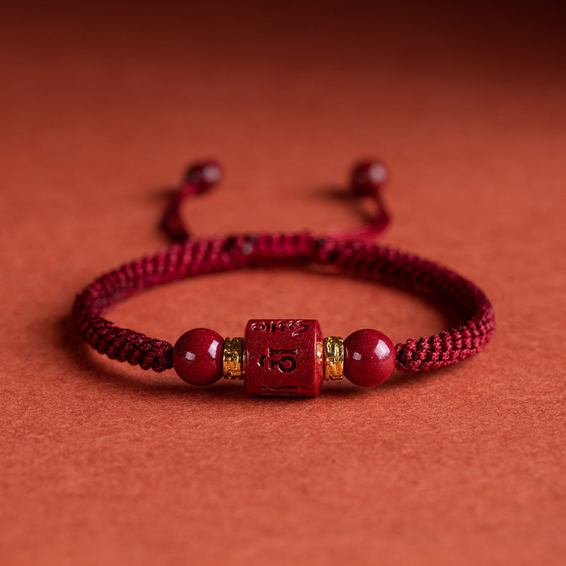 Six-Word Mantra Red Cord Bracelet