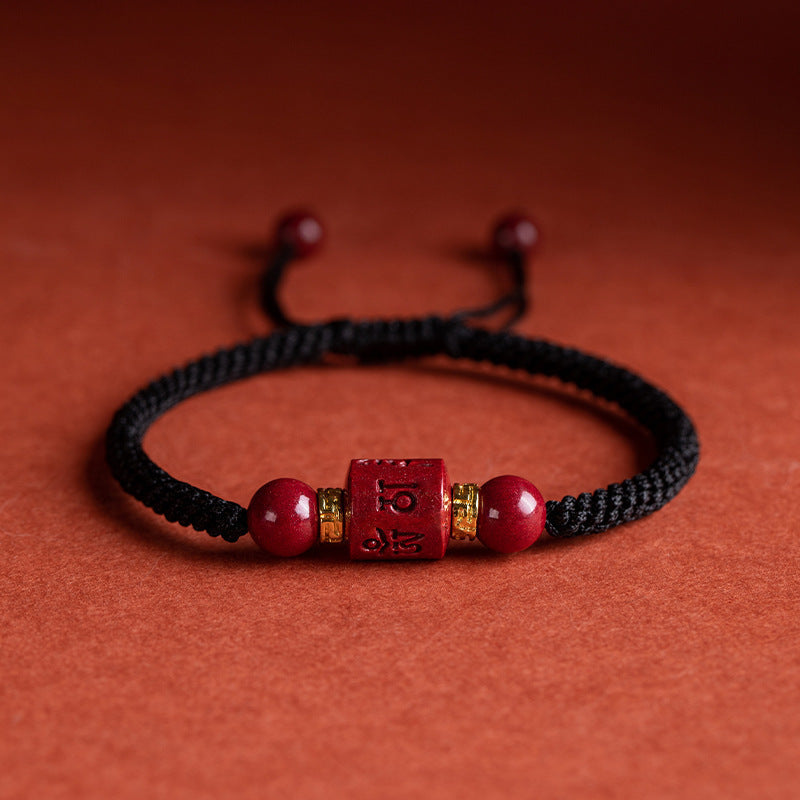 Six-Word Mantra Red Cord Bracelet