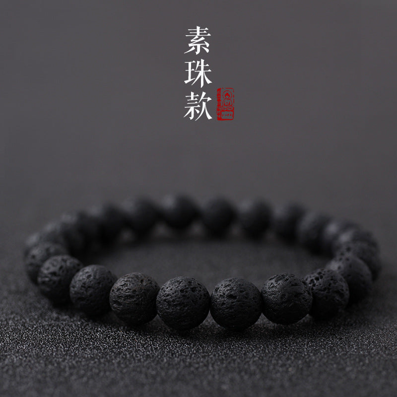 Men's Natural Volcanic Stone Bracelet